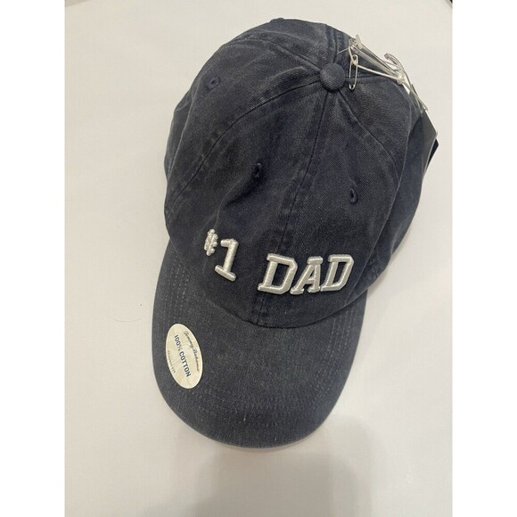 TOMMY BAHAMA #1 Dad Adjustable Baseball Cap Blue NEW Hat Casual Boating Beach - Picture 1 of 6